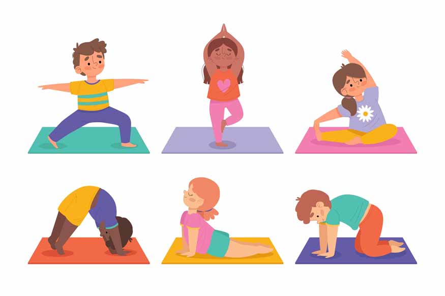 Grow Tall with Yoga, Fun Warm Up for Kids