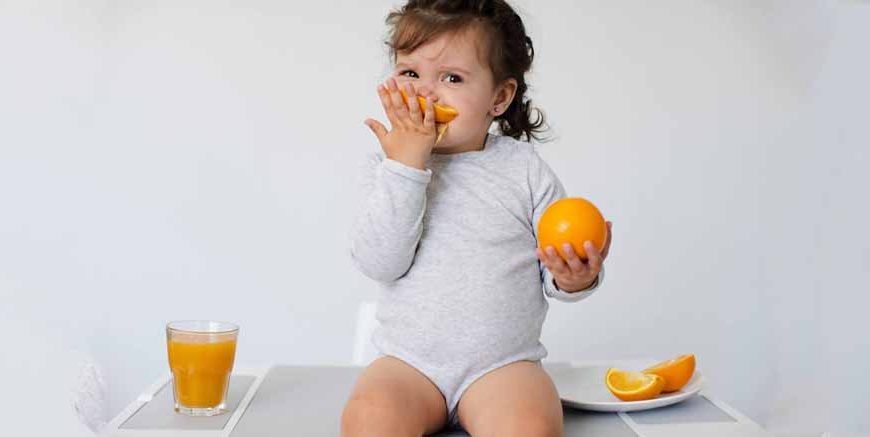 Slices of Citrus Knowledge: Introducing Oranges to Babies