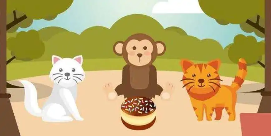 two-cats-and-a-monkey